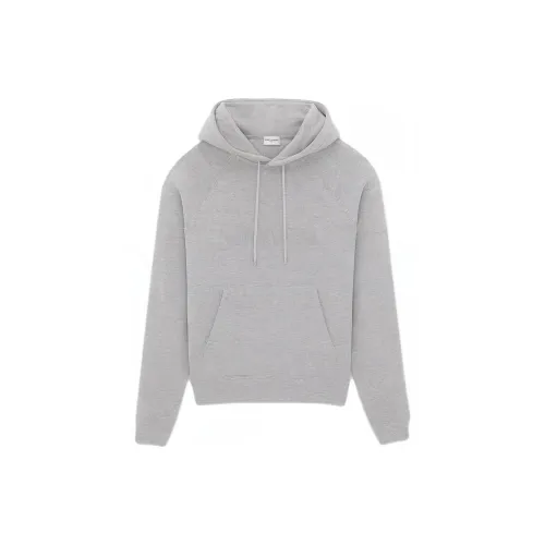 SAINT LAURENT Logo Embroidered Hoodie 