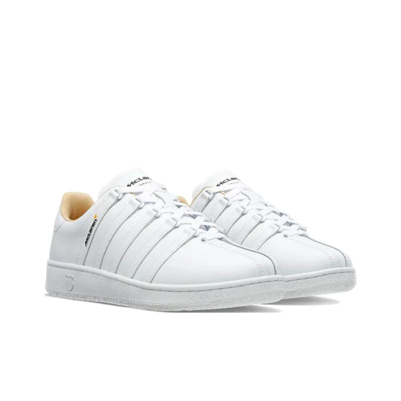 KSWISS CLASSICVNXMCLAREN Anti Slip Wear Resistant Low Top Skateboard Shoes Women's White-3
