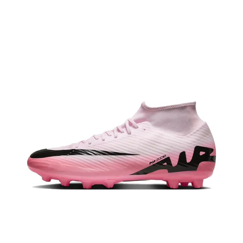 Nike Mercurial Superfly 9 HG Rubber Short Studs Soccer Shoes Men's Pink-0