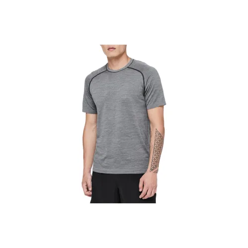 Lululemon Metal Vent Tech T-Shirts Men Black/White