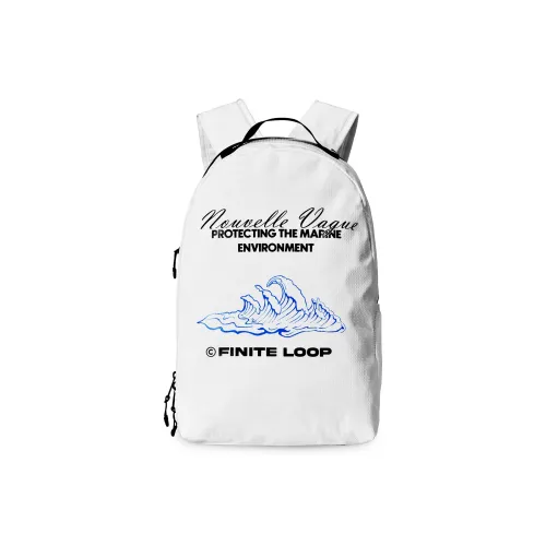 FINITE LOOP Backpacks White