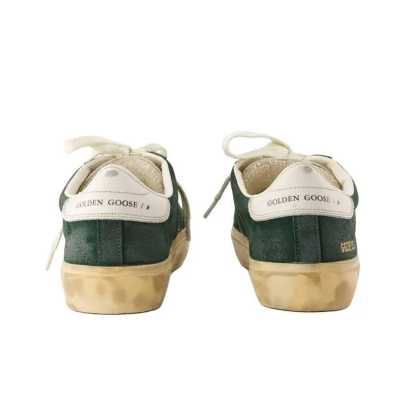 Golden Goose Soul Star Low Top Skateboard Shoes Women's Green-4
