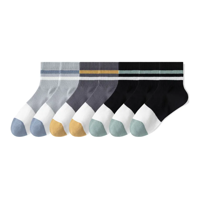Lan Miao Mid Calf Socks Men's 7 Pack-5