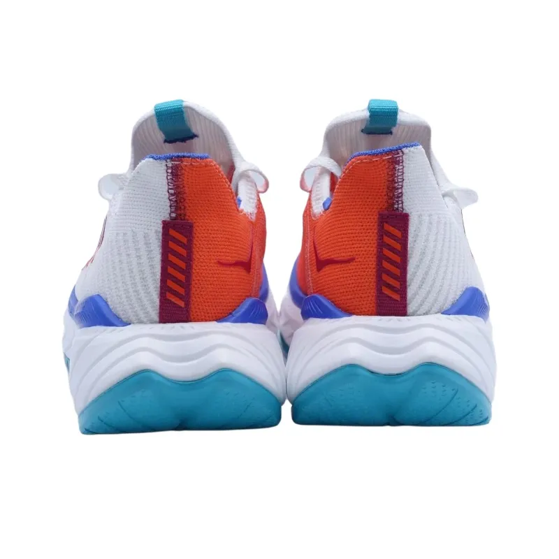 HOKA ONE ONE Carbon X3 Anti Slip Wear Resistant Low Top Running Shoes Women's White Orange-4