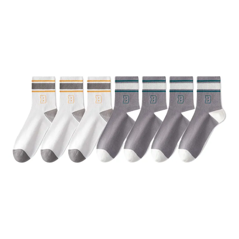 Lan Miao Mid Calf Socks Men's 7 Pack-7