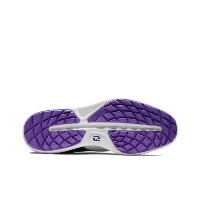 FOOTJOY Anti-Slip Wear-Resistant Low-Top Golf Shoes Women's White Blue-4