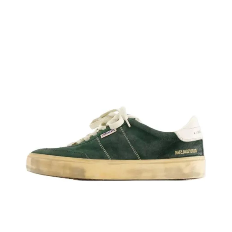 Golden Goose Soul Star Low Top Skateboard Shoes Men's Green-0