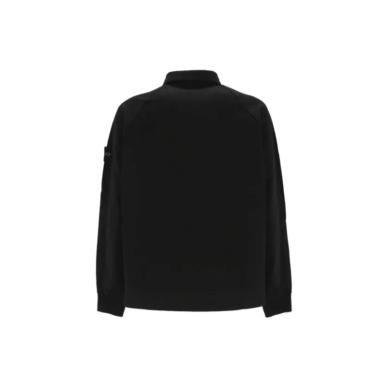 STONE ISLAND Long-Sleeved Polo Shirt-1