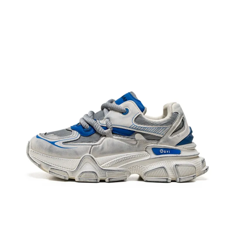 JX Anti-Slip Wear-Resistant Low-Top Chunky Sneakers Men's-4