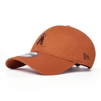 New Era Cotton Baseball Caps Unisex Orange