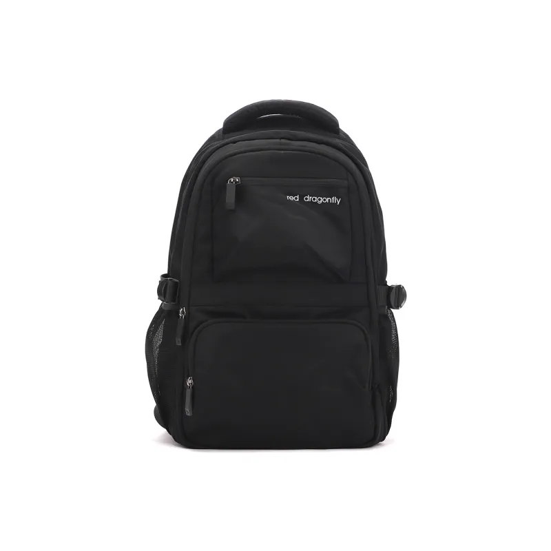 RED DRAGONFLY Fabric Backpack Men's Knight Black/Dark Gray-0