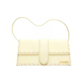 Jacquemus Le Bambino Cow Leather Handbag, Shoulder Bag Women's Yellow/Orange