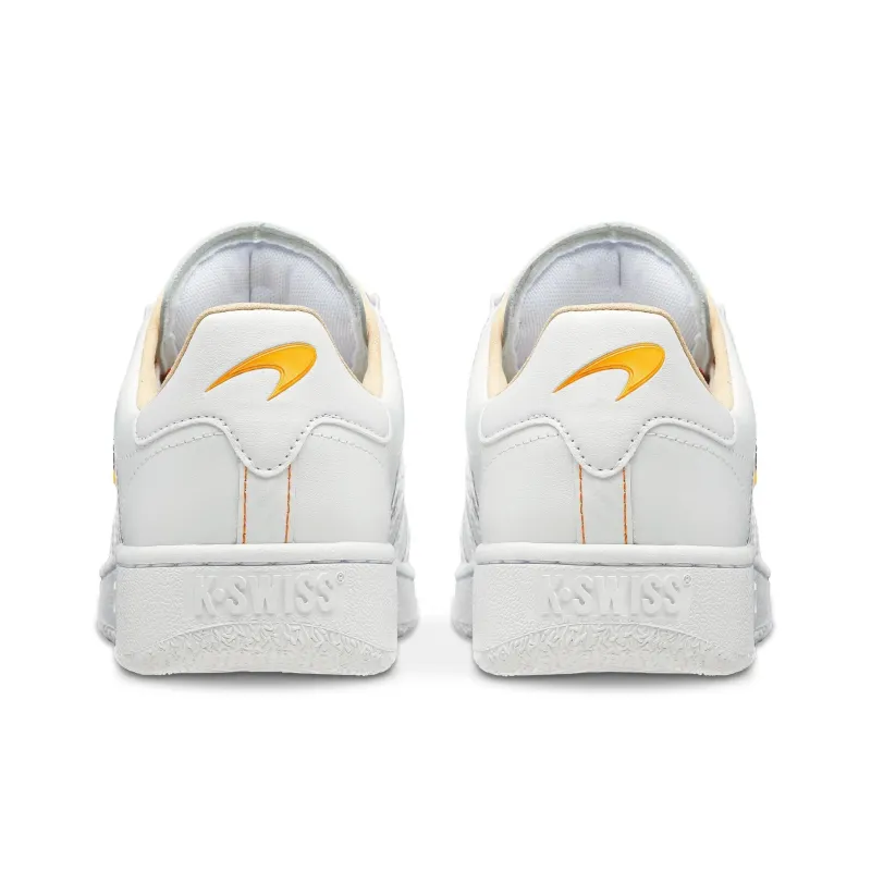 KSWISS CLASSICVNXMCLAREN Anti Slip Wear Resistant Low Top Skateboard Shoes Women's White-5