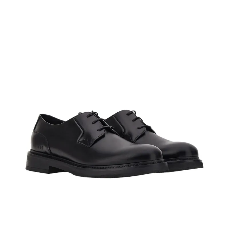 Canali Dress Shoes Men Low-Top Black-2