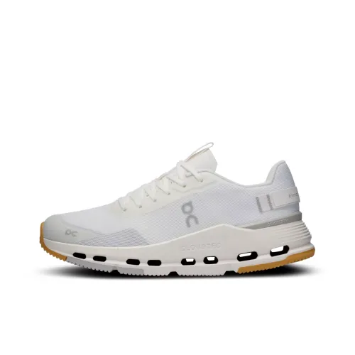 On Cloudnova Form Running Shoes Men Low-Top White