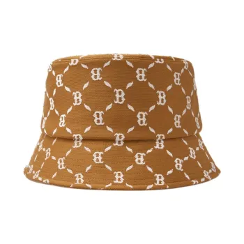 MLB Polyester Cotton Bucket Hats Unisex Earth Yellow