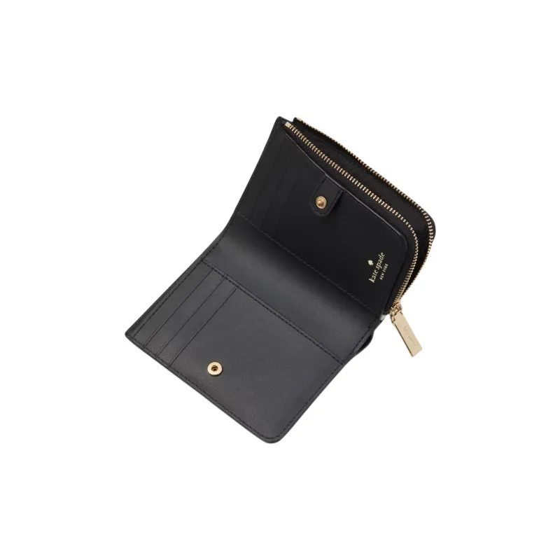 Kate Spade PVC Wallet Small Size Women's Cream With Multicolor-2