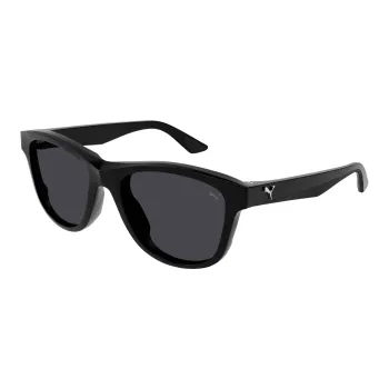 PUMA Plastic Square Sunglasses Unisex Black