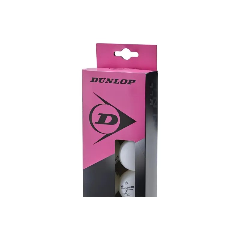 DUNLOP Table Tennis Outdoor Unisex 10 Ball White-4