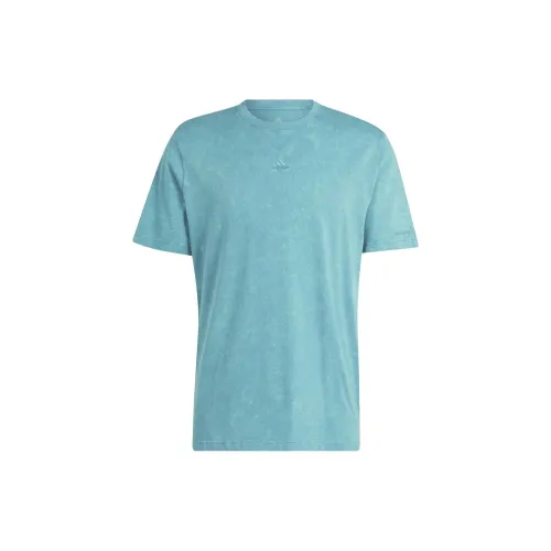 Adidas T-Shirts Men Arctic Ocean Blue