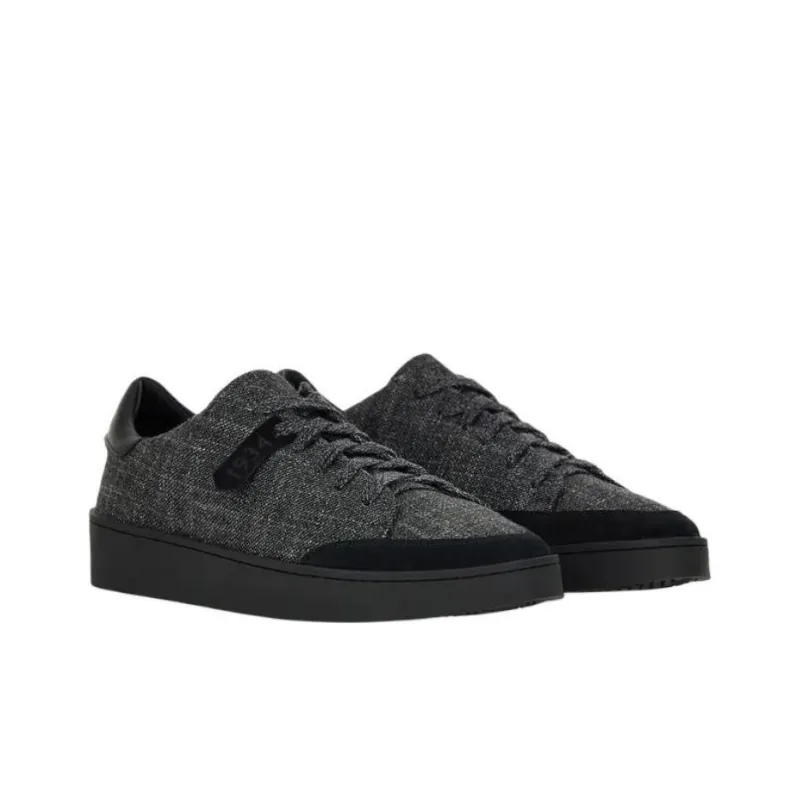 CANALI Low-Top Skateboard Shoes Men's Black-1