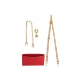 Compatibility Medium Sub-Bag Set[Crossbody Shoulder Strap+26cm Decorative Chain+Liner]