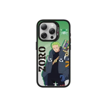 CASEBANG PC Material One Piece Collaboration Zoro Phone Case Magnetic Back Cover IPhone15/14/13/Plus/Pro/Ma