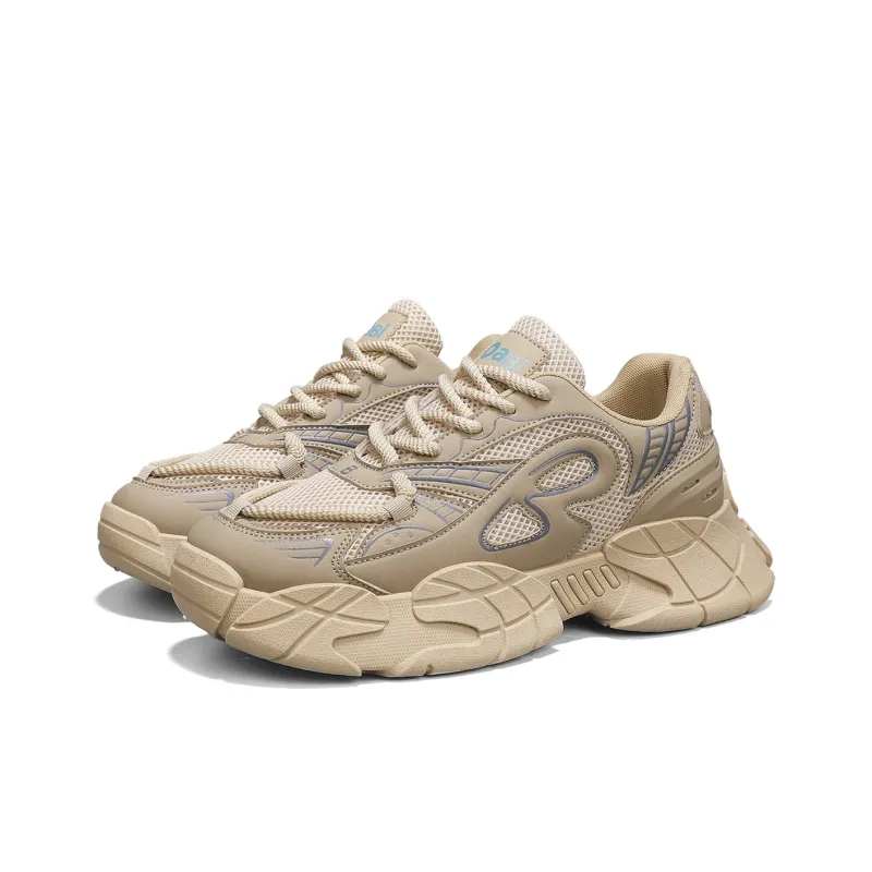 BUFFALO BOUND Anti-Slip And Wear-Resistant Height Increasing Low-Top Chunky Sneakers Men's-12