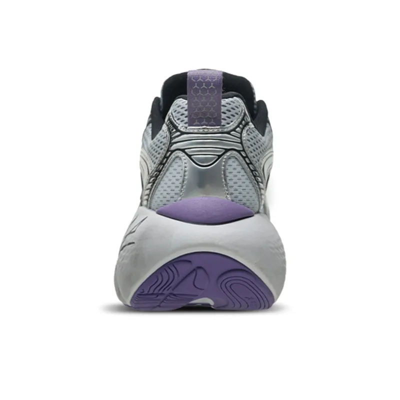 VESSEL Shock Absorbers Low Top Running Shoes Unisex Purple Gray-2