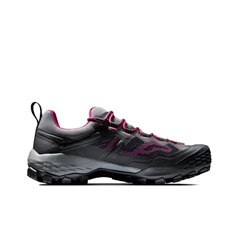 MAMMUT Ducan Wear-Resistant Low-Top Outdoor Shoes Women's Gray Pink-1