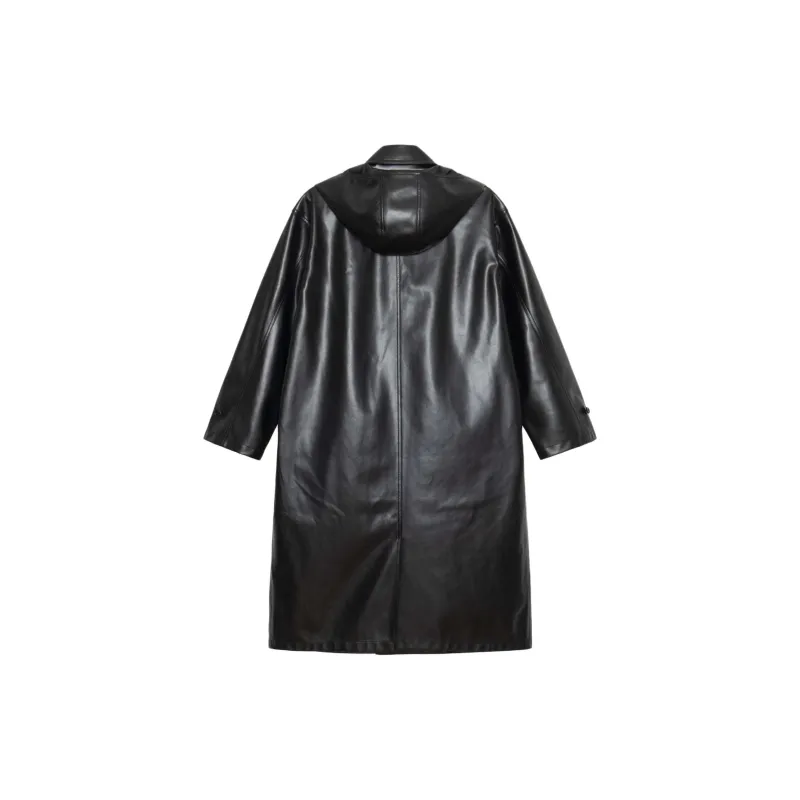 Stussy Double Breasted Trench Coat-1