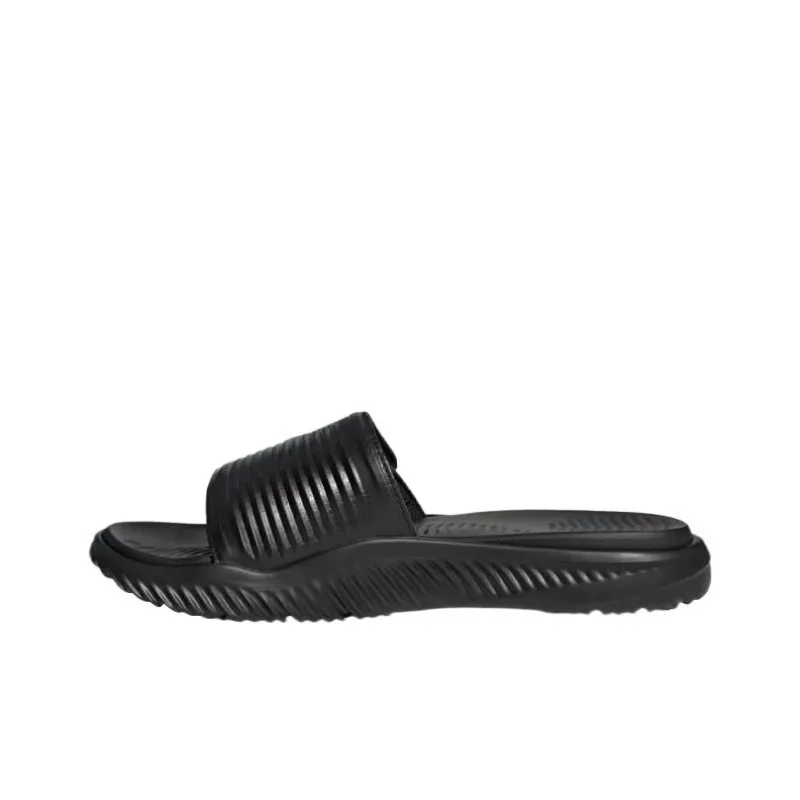 Adidas Alphabounce Slide 2.0 Mississippi State Core Black Team Maroon Cloud White-0