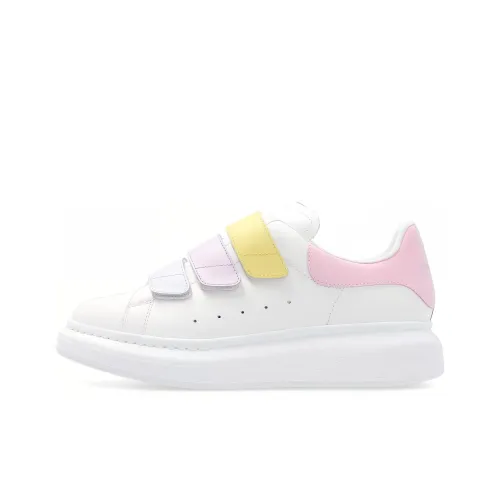 Alexander McQueen Casual Shoes Women's Low-Top White/Purple/Yellow/Pink/Blue