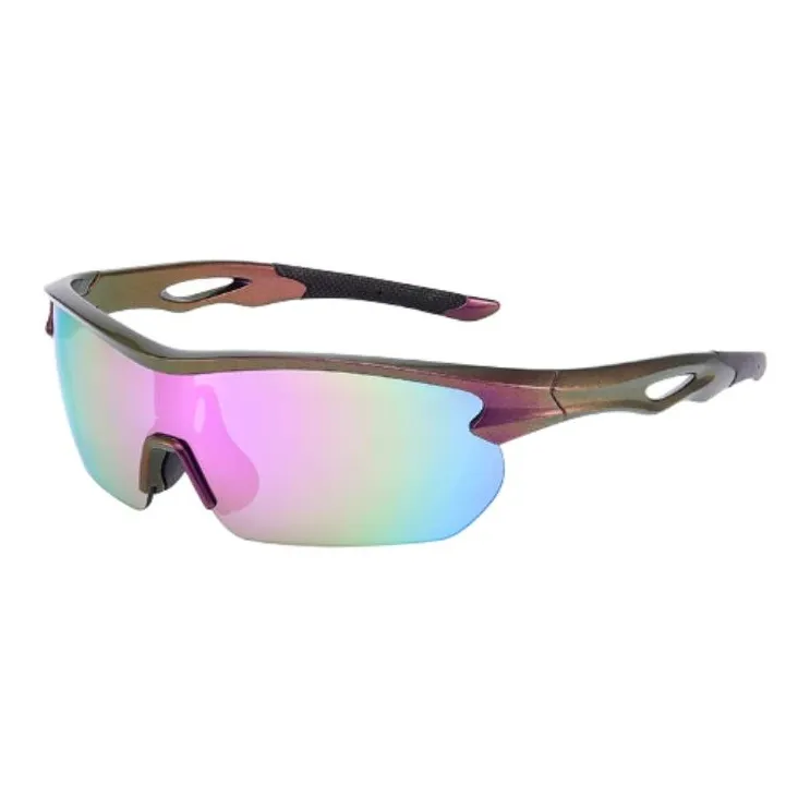 PULAIS TR/Memory Plastic Aluminum Magnesium Alloy Rectangular Sunglasses Unisex Multicolor-3