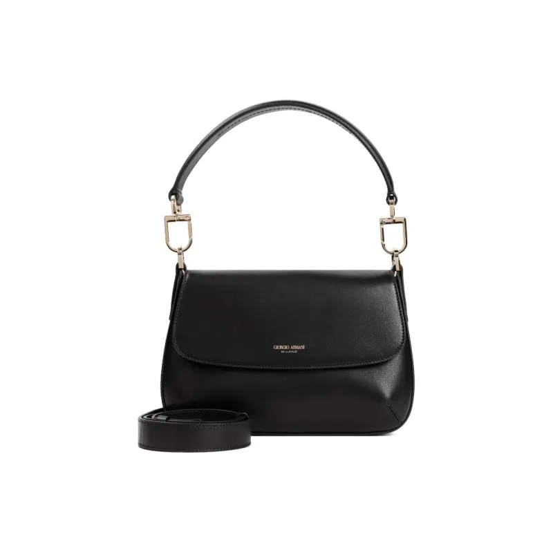 AMANI La Prima Sheepskin Handbag Trumpets Women's Black-0