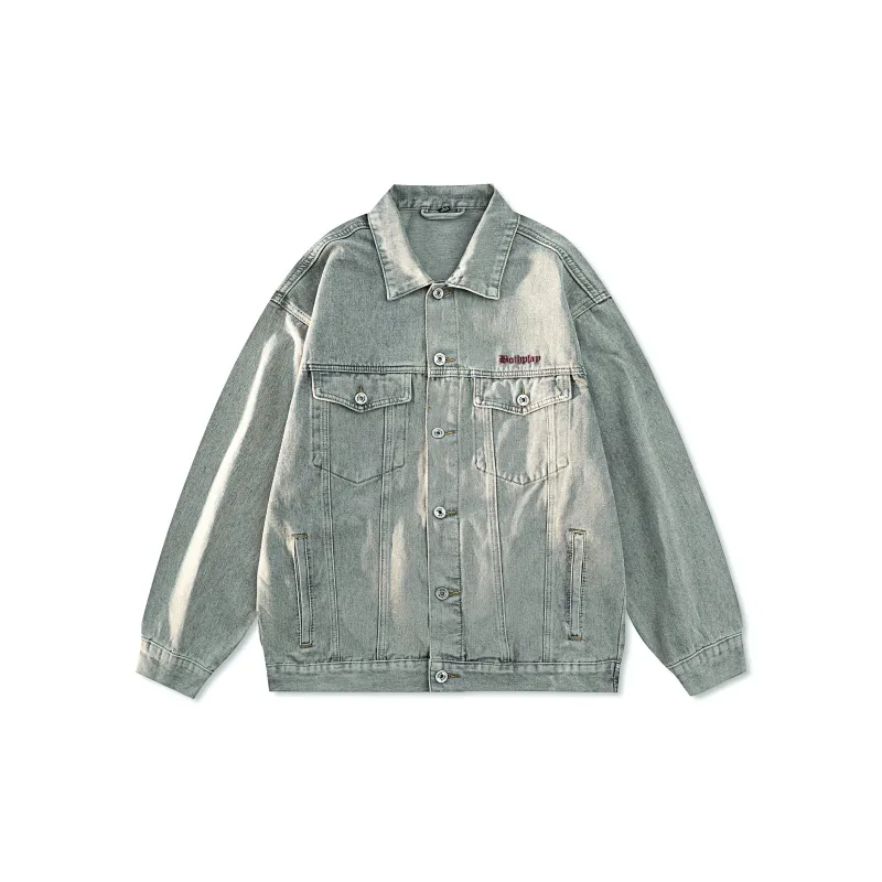BOTH PLAY Denim Jackets Unisex-17