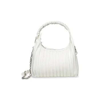 STEVE MADDEN Faux Leather Handbag Shoulder Bag Crossbody Bag Women's White