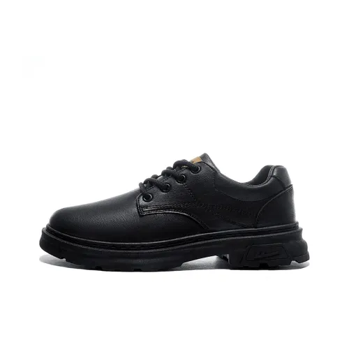 WARRIOR Men's Casual Shoes Men Low-Top Matte Black