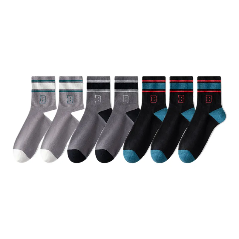 Lan Miao Mid Calf Socks Men's 7 Pack-4