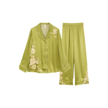 JINSANT Pajama Set Women's Green