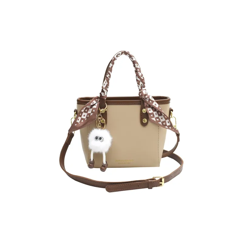 BAODIDAISHU PU Shoulder Bag Crossbody Bag Handbags Medium Size Women's Ecru & Khaki/Ecru/Black/Khaki-16
