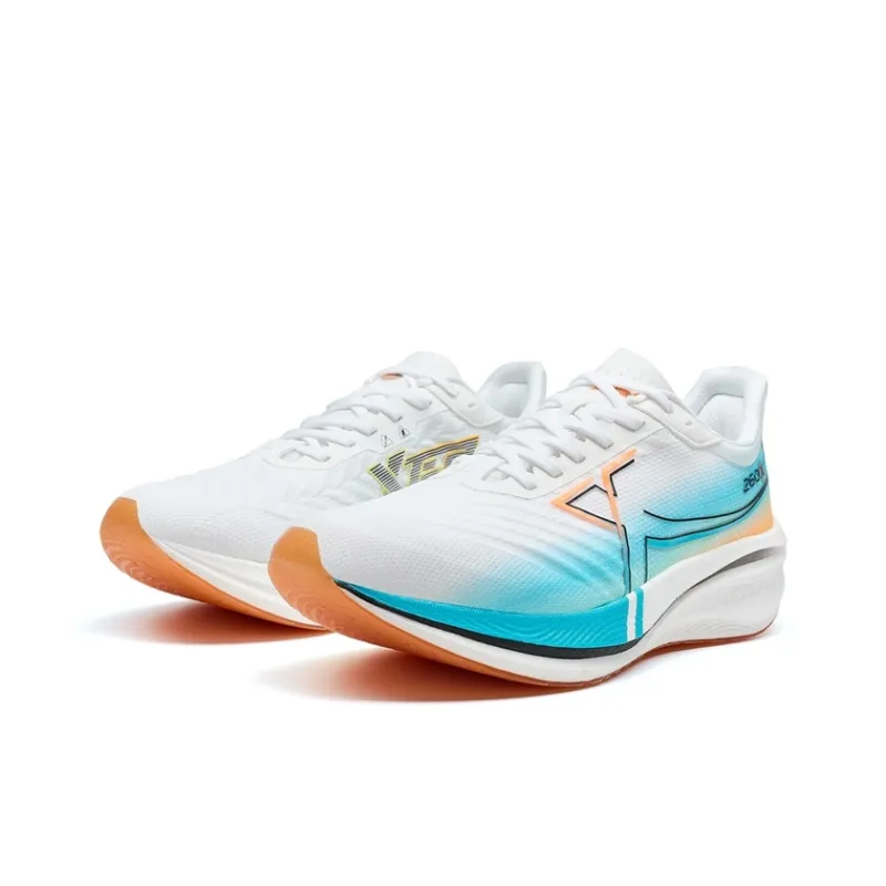 XTEP 260X 1.0 Rebound Support Abrasion Resistant Breathable Low Top Marathon Running Shoes Men's Le Mans Color Scheme-3