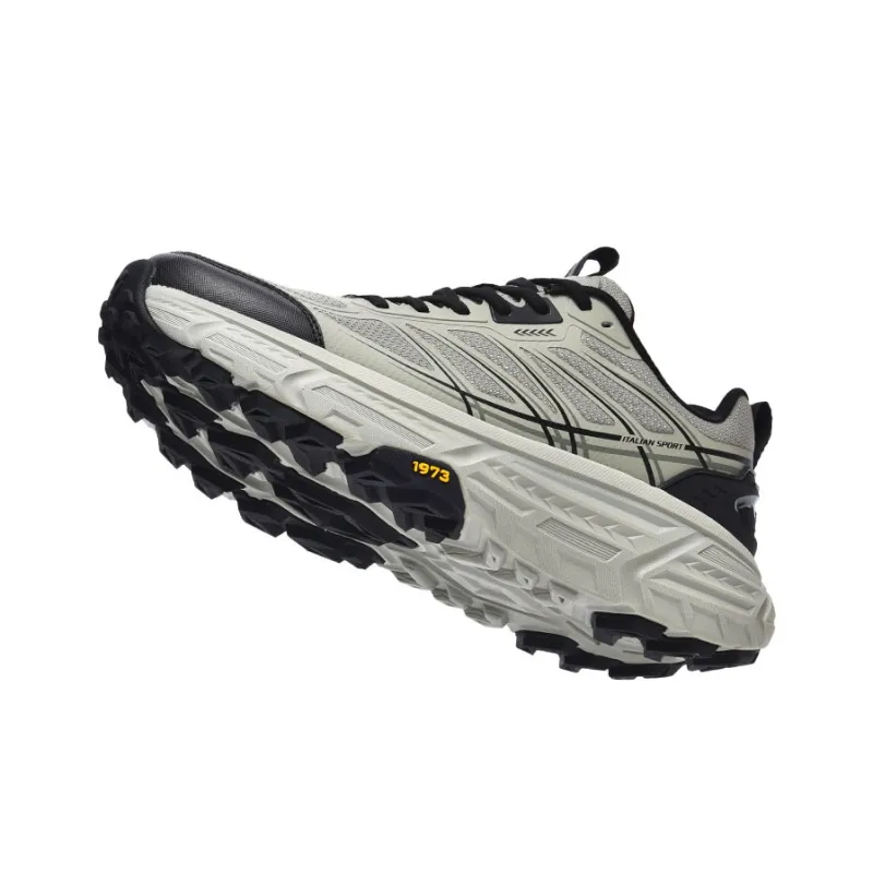 LOTTO Wild V2 Non slip Wear resistant Impact resistant Low Top Outdoor Shoes Men's Gray Green-4