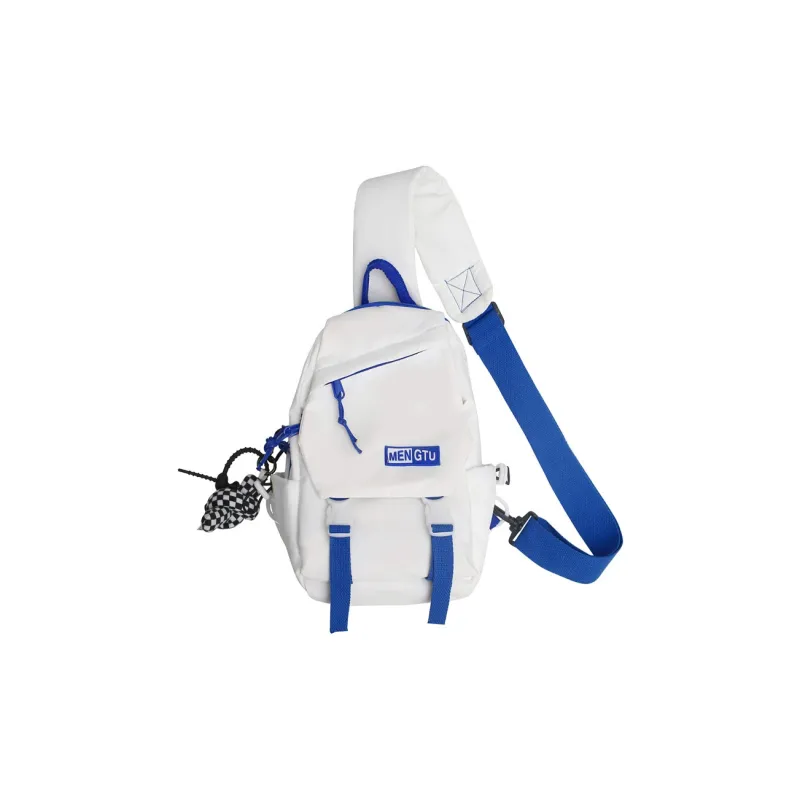 Techson Nylon Sling Bag Regular Unisex Blue/Red/Green/Black-8