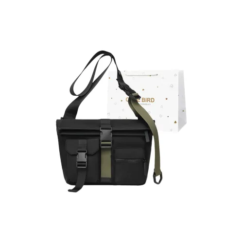 CORE BIRD Oxford Crossbody Bag, Shoulder Bag Regular Men's Black