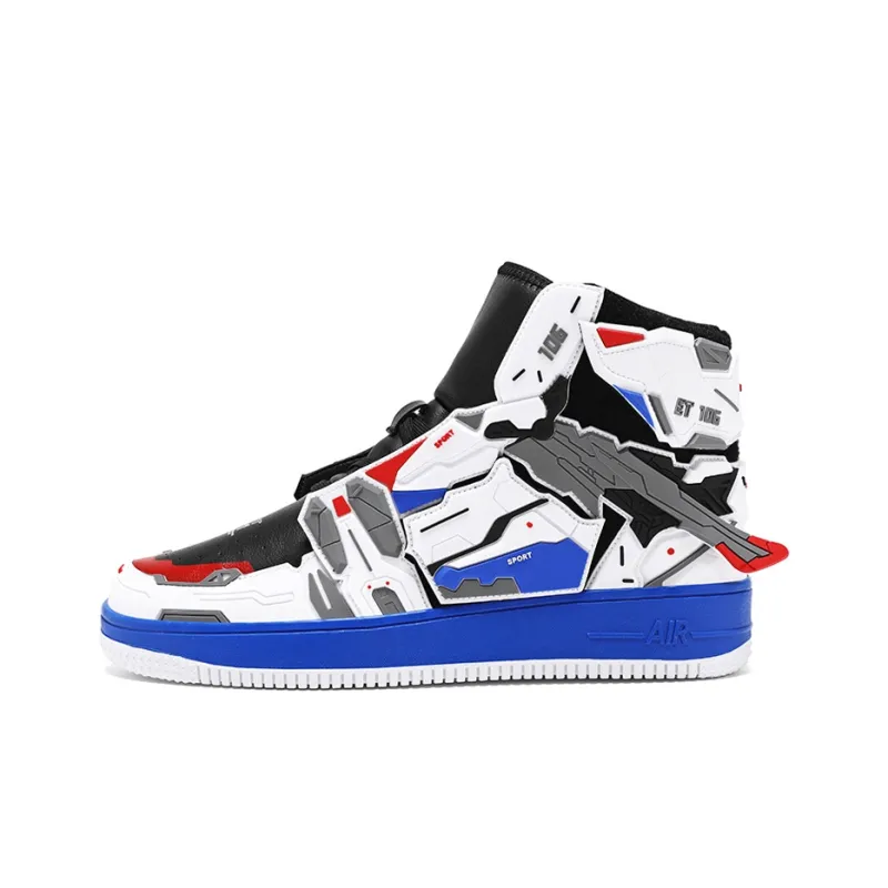Kuding Anti-Slip Wear-Resistant High-Top Skateboard Shoes Unisex-0