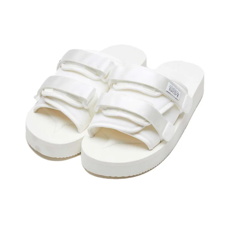 Suicoke Slip Resistant Abrasion Resistant Slide Slippers Unisex White-2