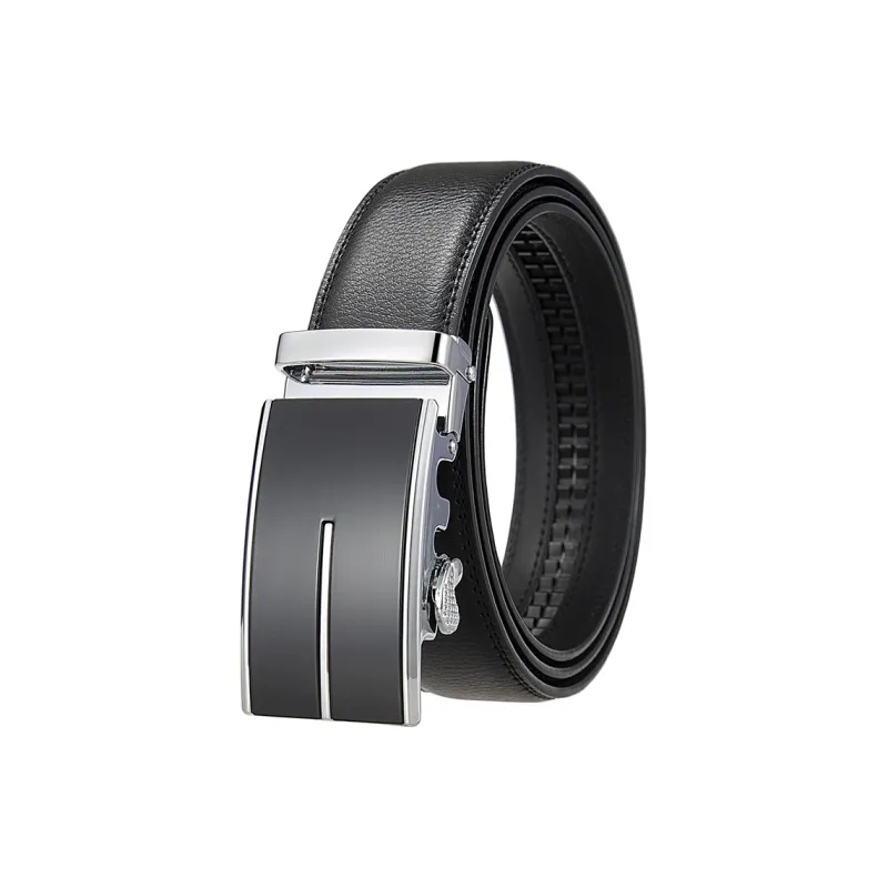 Yalu Preferred Cow Split Leather Belts Men's Width 3.5CM-0