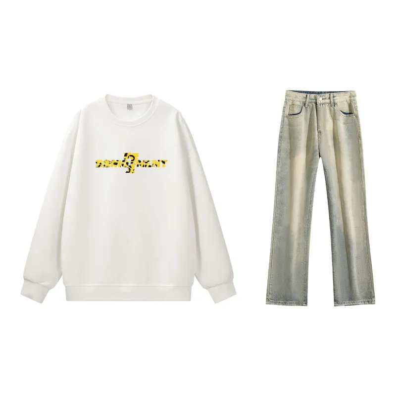 SUNSETMONENT Sweatshirt Set Unisex-34