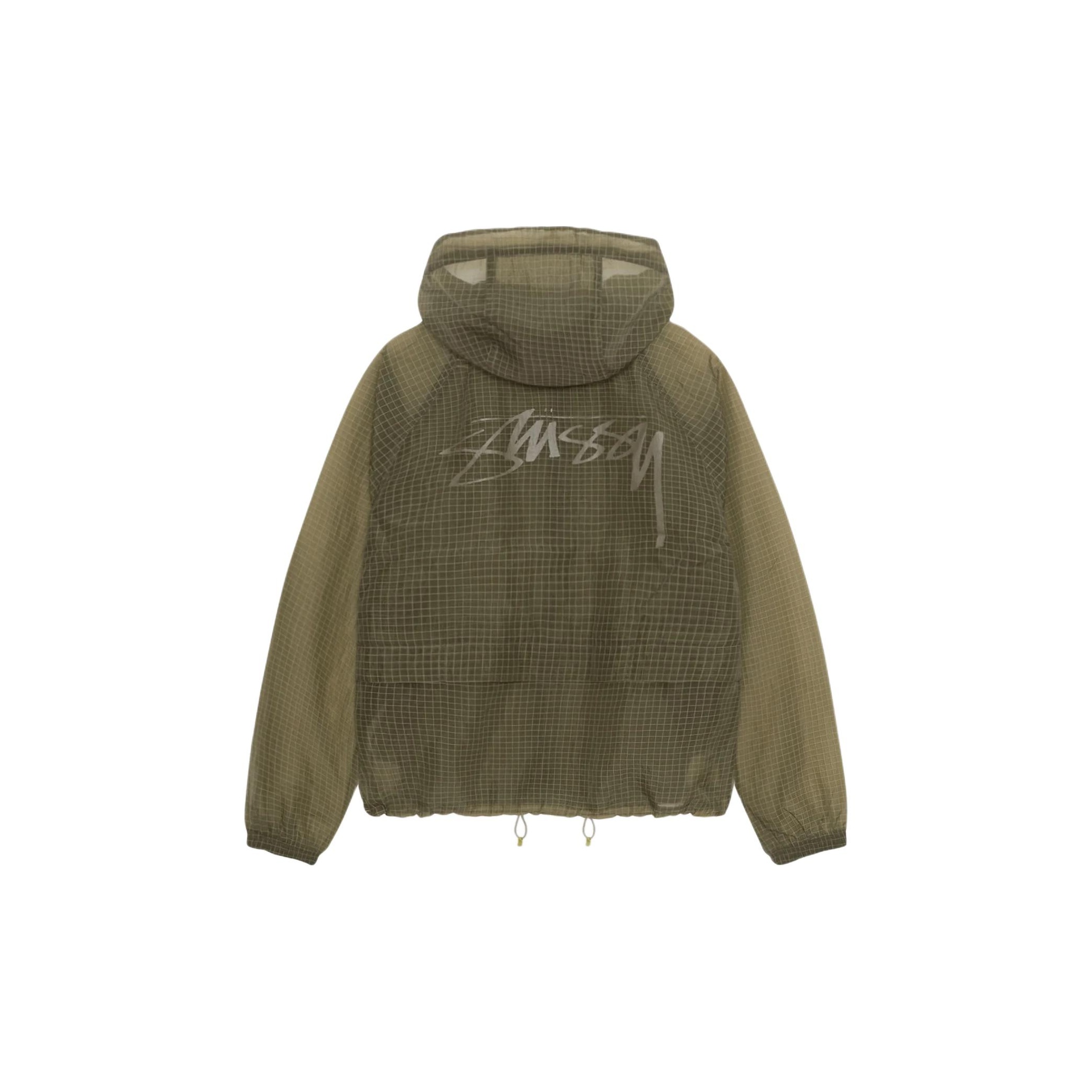 Stussy Beach Ripstop Transparent Shell Jacket Black L - POIZON Stussy Beach Ripstop Transparent Shell Jacket Black L - POIZON